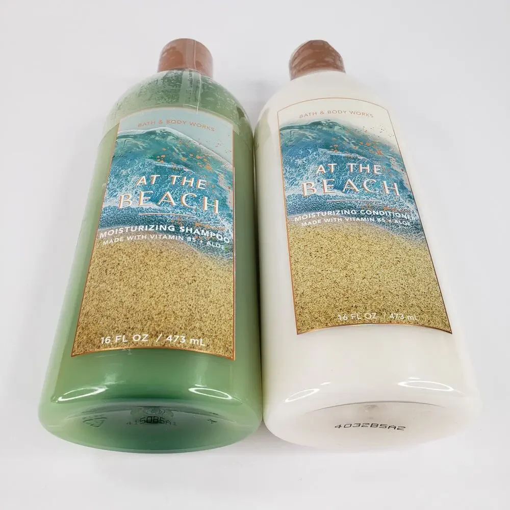 Bath & Body Works AT THE BEACH Shampoo & Conditioner Full Size Set